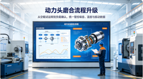 双伺服动力头到手之后先别急着上件，磨合这步很重要